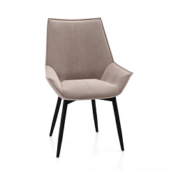 Стул Мики велюр металлокаркас (каркас черный тк. коллекции Велюр капучино) Стул Мики велюр металлокаркас (каркас черный тк. коллекции Велюр капучино)