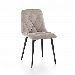 Стул Ричи (каркас черный тк. коллекции Велюр бежевая) Стул Ричи (каркас черный тк. коллекции Велюр бежевая)